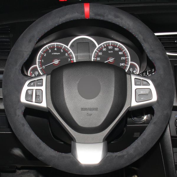 all black suede hand-stitched car steering wheel cover for suzuki swift 2014-2016
all black suede hand-stitched car steering wheel cover for suzuki swift 2014-2016