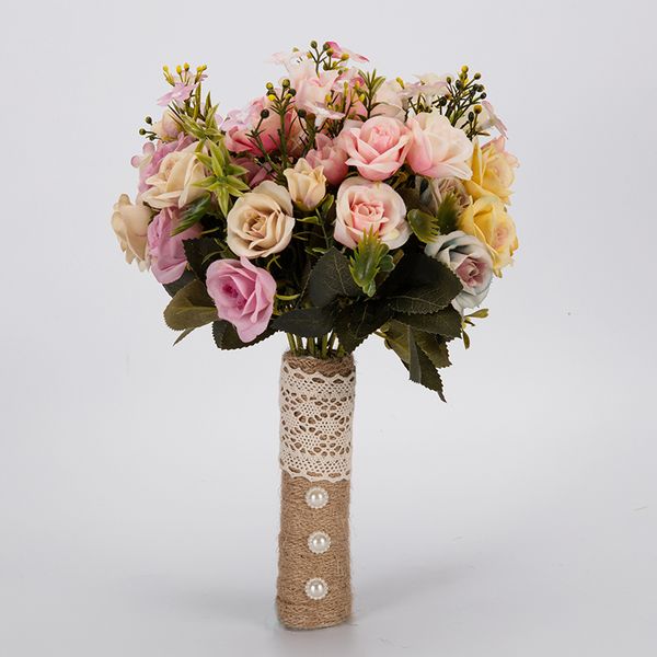 fashion colorful white wedding bouquet handmade artificial flower rose buque casamento bridal bouquet for wedding decoration cpa1591
fashion colorful white wedding bouquet handmade artificial flower rose buque casamento bridal bouquet for wedding decoration cpa1591