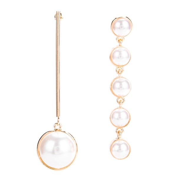 simulated pearl beads dangle earrings long drop earrings for women asymmetry statement earings 2018 party jewelry, Golden;silver
simulated pearl beads dangle earrings long drop earrings for women asymmetry statement earings 2018 party jewelry, Golden;silver