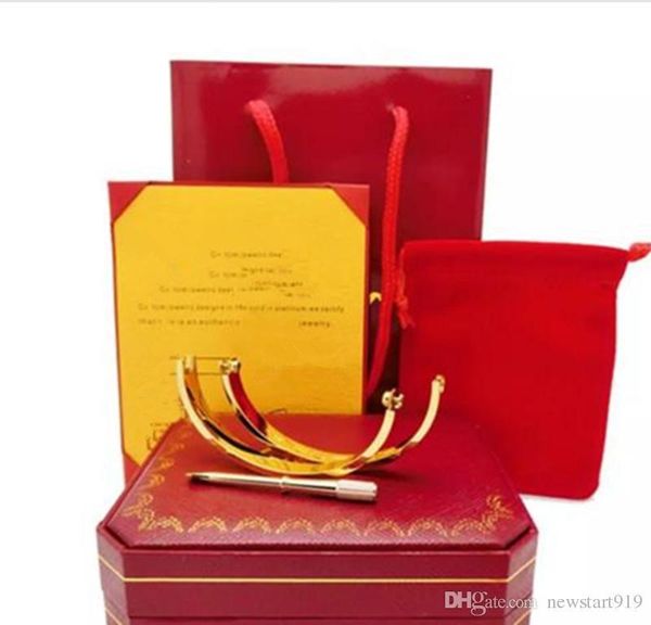 Aaaaajewelry 2019 Мода Высочайшее качество любовный браслет 316L титановый стальной винт б
Aaaaajewelry 2019 Мода Высочайшее качество любовный браслет 316L титановый стальной винт б