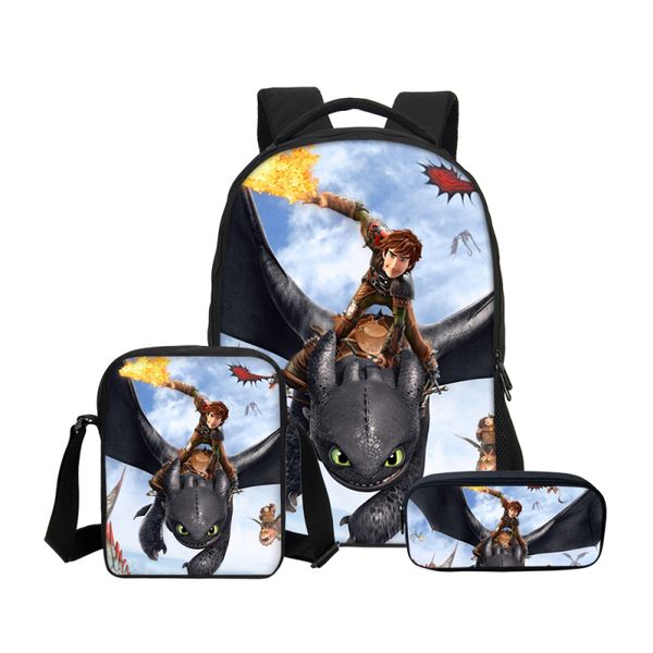 fashion customized 3pcs/set school bookbag with shoulder bags pencil pouch design how to train your dragon prints boys backpacks
fashion customized 3pcs/set school bookbag with shoulder bags pencil pouch design how to train your dragon prints boys backpacks