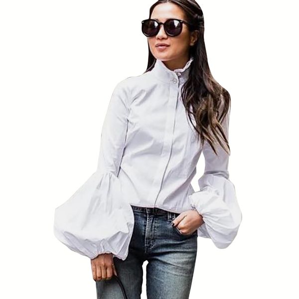 mioim spring long wide lantern sleeve white blue blouse women button down shirts female fashion turtleneck femme f4
mioim spring long wide lantern sleeve white blue blouse women button down shirts female fashion turtleneck femme f4