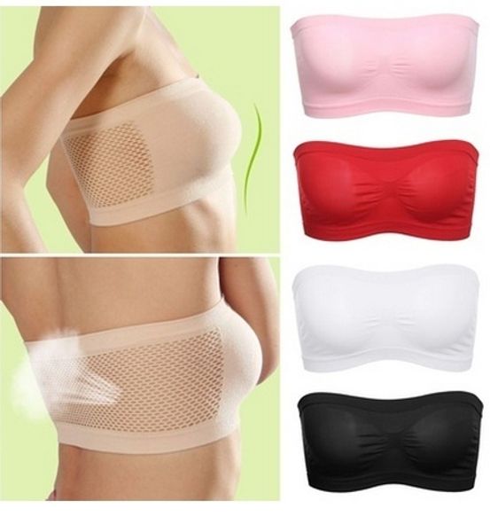 Women Basic Stretch Layer Strapless Seamless Solid Cropped Tube Top Bra Bandeau Underwear Sexy Cropped Bandeau Boob
Women Basic Stretch Layer Strapless Seamless Solid Cropped Tube Top Bra Bandeau Underwear Sexy Cropped Bandeau Boob