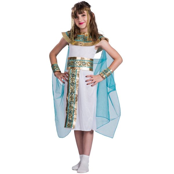 kids blue cleopatra child halloween costume back in the egyptian as the famous queen historical plays or school projects, Black;red
kids blue cleopatra child halloween costume back in the egyptian as the famous queen historical plays or school projects, Black;red