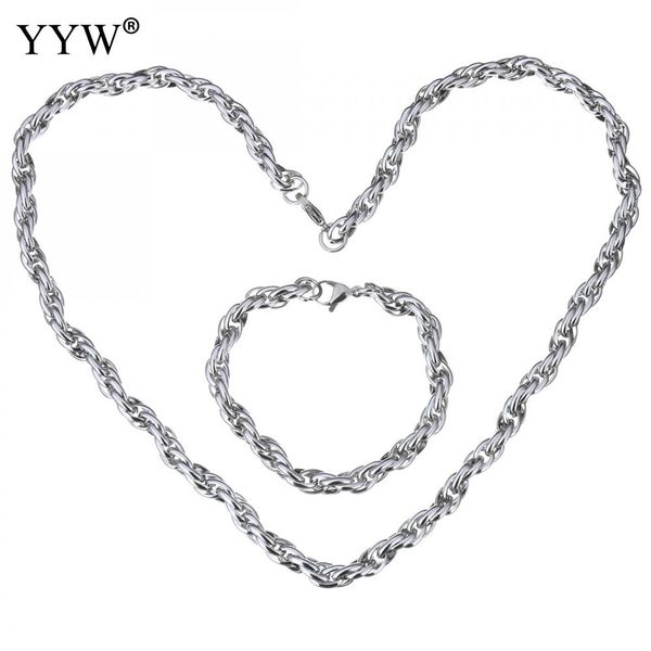 10sets/lot stainless steel jewelry set bracelet necklace byzantine charming chain for woman original color 10x7mm 10x7mm, Silver
10sets/lot stainless steel jewelry set bracelet necklace byzantine charming chain for woman original color 10x7mm 10x7mm, Silver
