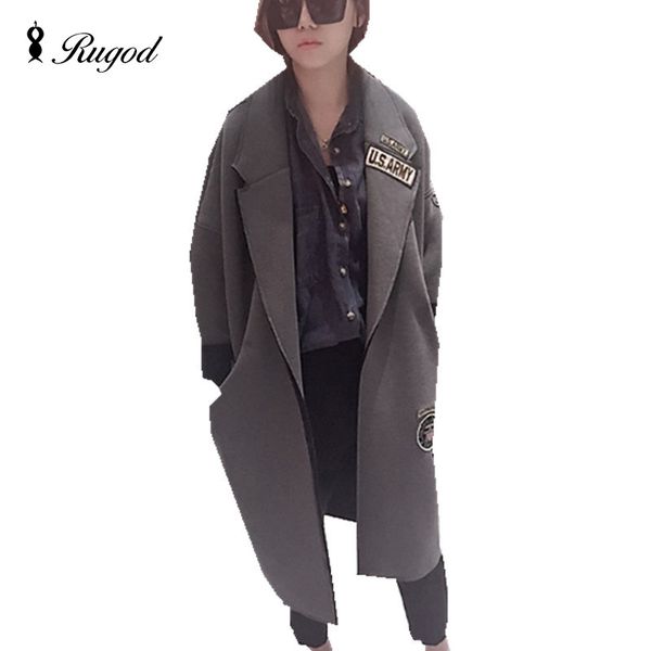 wholesale- new autumn long trench women winter coat women's clothing warm outwear long sleeve girl coats vintage casaco feminino, Tan;black
wholesale- new autumn long trench women winter coat women's clothing warm outwear long sleeve girl coats vintage casaco feminino, Tan;black