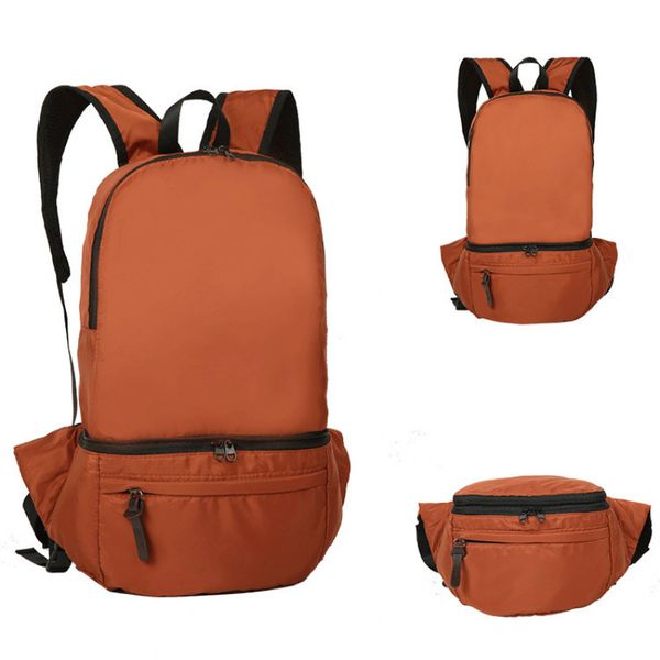 large capacity travel foldable backpack waist bags men women sport travel bags