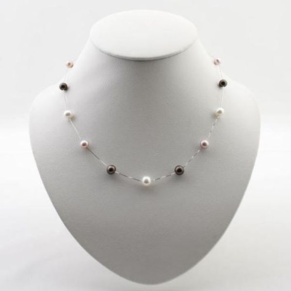 round pearl jewellery silver necklace,white gray black natural freshwater pearl necklace,16inches fashion woman jewelry
round pearl jewellery silver necklace,white gray black natural freshwater pearl necklace,16inches fashion woman jewelry