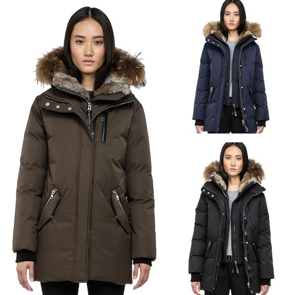 2020 raccoon fur women winter jacket canadaian women's brand mac m-f4 long down parka jackets coat women puffer trench coats doudoune h, Black
2020 raccoon fur women winter jacket canadaian women's brand mac m-f4 long down parka jackets coat women puffer trench coats doudoune h, Black