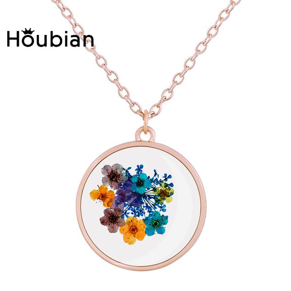 houbian natural dried flower resin necklace jewelry rose gold flower pendant for women, Silver
houbian natural dried flower resin necklace jewelry rose gold flower pendant for women, Silver