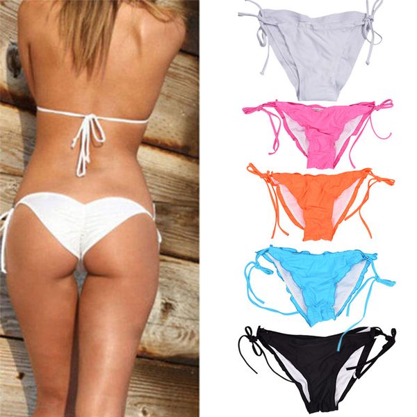 low waist bandage mini brazilian bikinis bottoms women femme bathing suit beachwear bottom thong solid 5 color, White;black
low waist bandage mini brazilian bikinis bottoms women femme bathing suit beachwear bottom thong solid 5 color, White;black