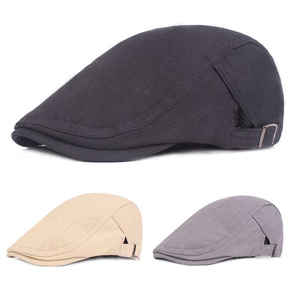 men classic berets driving golf cap solid color adjustable casual newsboy hat hatcs0325, Blue;gray
men classic berets driving golf cap solid color adjustable casual newsboy hat hatcs0325, Blue;gray