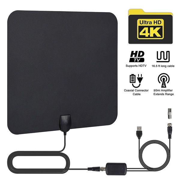 HDTV Антенна ТВ Цифровой HD Радиус действия в 50 миль Skywire TV Внутренний 1080P 4K 16-футовый коаксиальный кабель Простая установка Усиленный прием с высоким уровнем приема
HDTV Антенна ТВ Цифровой HD Радиус действия в 50 миль Skywire TV Внутренний 1080P 4K 16-футовый коаксиальный кабель Простая установка Усиленный прием с высоким уровнем приема