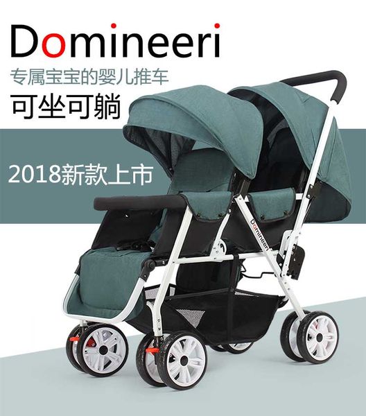 twin baby stroller lightweight folding front and rear reclining double stroller baby
twin baby stroller lightweight folding front and rear reclining double stroller baby