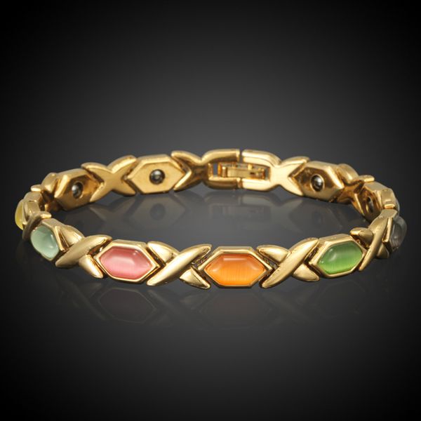 homod european health magnet bracelet true gold color opal bracelets & bangles for women jewelry wholesale pulseira feminina, Golden;silver
homod european health magnet bracelet true gold color opal bracelets & bangles for women jewelry wholesale pulseira feminina, Golden;silver