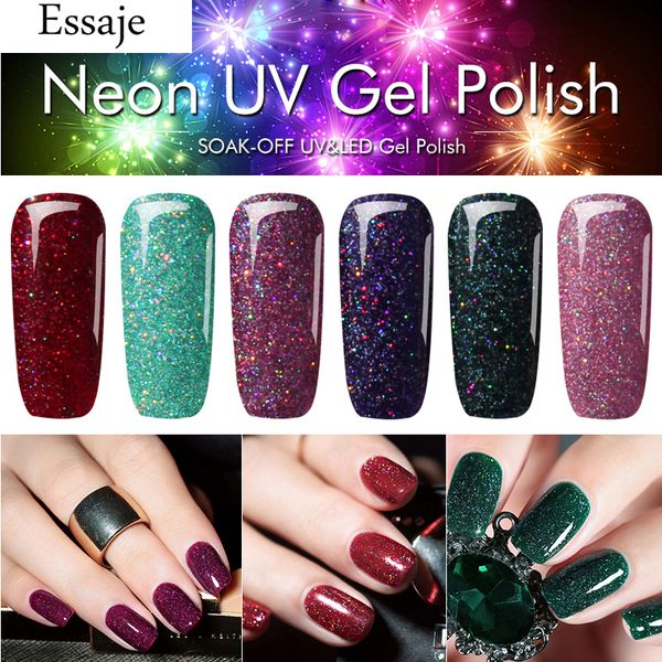 essaje gel varnish with sparkles 19 colors 8ml neon uv nail art semi permanent nail gel polish glitter rainbow lacquer led lamp, Red;pink
essaje gel varnish with sparkles 19 colors 8ml neon uv nail art semi permanent nail gel polish glitter rainbow lacquer led lamp, Red;pink