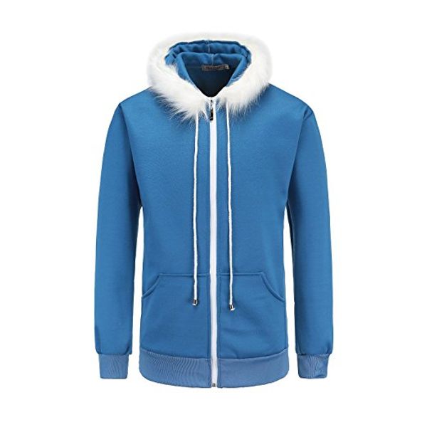 men's undertale casual cool blue cosplay daily use hoodie costume, Black
men's undertale casual cool blue cosplay daily use hoodie costume, Black