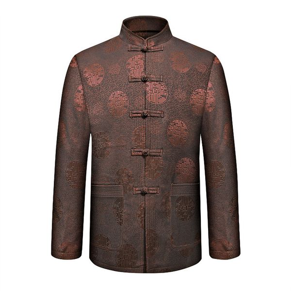 chinese men handmade button tang jacket with pocket casual men printed mandarin collar coat vintage classic outwear father gift, Black
chinese men handmade button tang jacket with pocket casual men printed mandarin collar coat vintage classic outwear father gift, Black