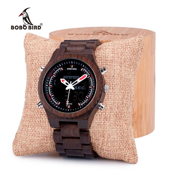 bobo bird round wooden men's watches quartz wristwatch show date with full wood bands adjustable gifts custom logo saat erkek, Slivery;brown
bobo bird round wooden men's watches quartz wristwatch show date with full wood bands adjustable gifts custom logo saat erkek, Slivery;brown