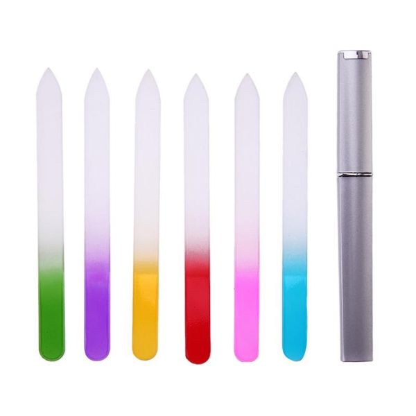 6pcs fashion nail file durable crystal glass buffer manicure device nail art decorations tool with 1 silver barrelled box
6pcs fashion nail file durable crystal glass buffer manicure device nail art decorations tool with 1 silver barrelled box