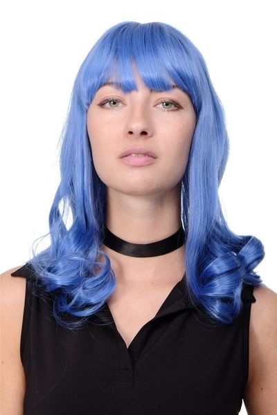 quality wig blue capri blue emo pop star gothic fringe long wavy gfw1044a, Black;brown
quality wig blue capri blue emo pop star gothic fringe long wavy gfw1044a, Black;brown