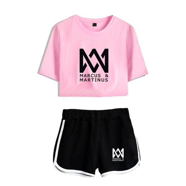 kpop t-shirt two piece set summer printed t shirt woman suit crop + shorts pants marcus martinus tracksuit women, White
kpop t-shirt two piece set summer printed t shirt woman suit crop + shorts pants marcus martinus tracksuit women, White