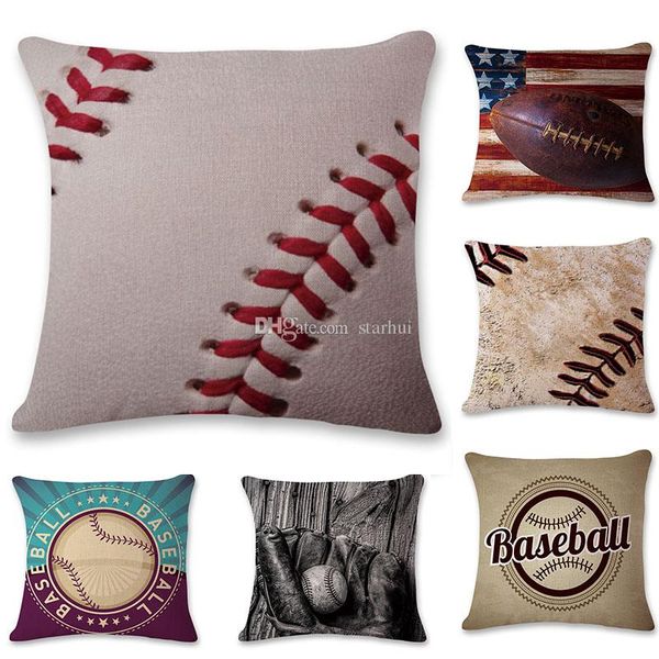 45*45cm baseball football pillow case cotton linen square cushion sofa car livingroom bedroom pillow covers 9 style in stock wx-p24
45*45cm baseball football pillow case cotton linen square cushion sofa car livingroom bedroom pillow covers 9 style in stock wx-p24