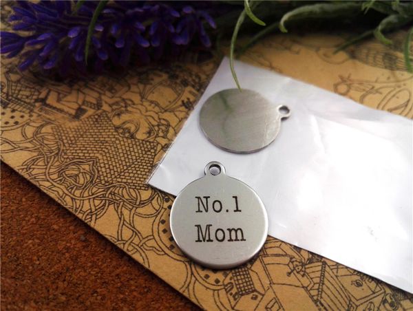40pcs--"no.1 mom "stainless steel charms more style for choosing diy charms pendants for necklace, Bronze;silver
40pcs--"no.1 mom "stainless steel charms more style for choosing diy charms pendants for necklace, Bronze;silver