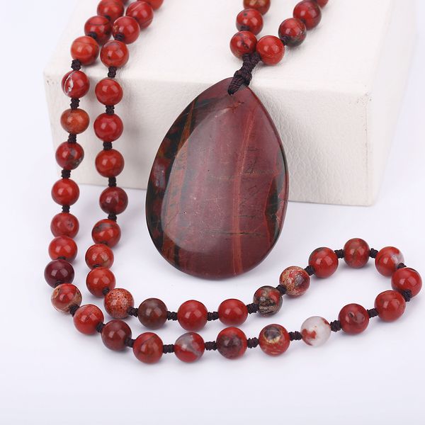 new arrival natural agates gem stone jewelry long necklace sweater chain red jasper pendants & necklaces for women girl lover, Silver
new arrival natural agates gem stone jewelry long necklace sweater chain red jasper pendants & necklaces for women girl lover, Silver