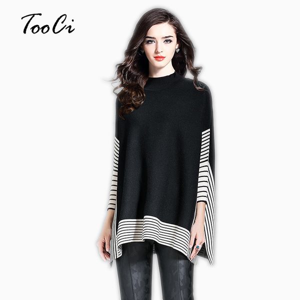 2018 women autumn winter poncho round-neck christmas sweater pullover cloak batwing pullovers ladies cape coat, White;black
2018 women autumn winter poncho round-neck christmas sweater pullover cloak batwing pullovers ladies cape coat, White;black