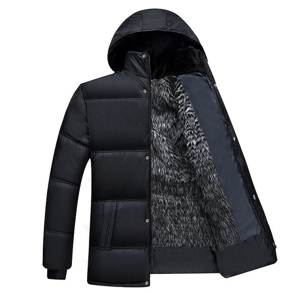 new winter thick warm cotton male jacket men parka faux fur hood hooded casual wadded outerwear fashion padded quilted coat, Black;brown
new winter thick warm cotton male jacket men parka faux fur hood hooded casual wadded outerwear fashion padded quilted coat, Black;brown