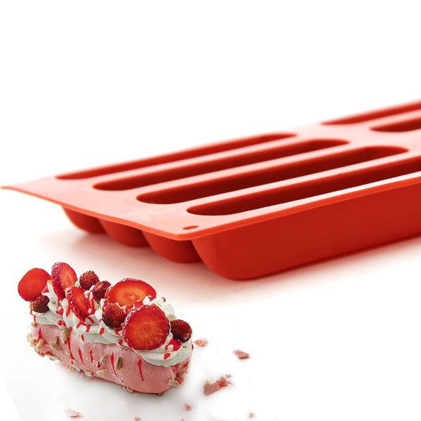 8 cell cake decorating eclair puff silicone cake mould baking fingers puff design baguees silicone bakeware
8 cell cake decorating eclair puff silicone cake mould baking fingers puff design baguees silicone bakeware