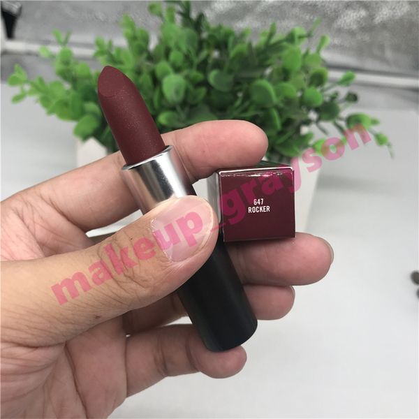100% real photo top quality AC7 647 ROCKER MATTE LIPSTICK ROUGE À LÈVRES Waterproof Long Lasting Lip Makeup Moisturizing with sweet smell
100% real photo top quality AC7 647 ROCKER MATTE LIPSTICK ROUGE À LÈVRES Waterproof Long Lasting Lip Makeup Moisturizing with sweet smell