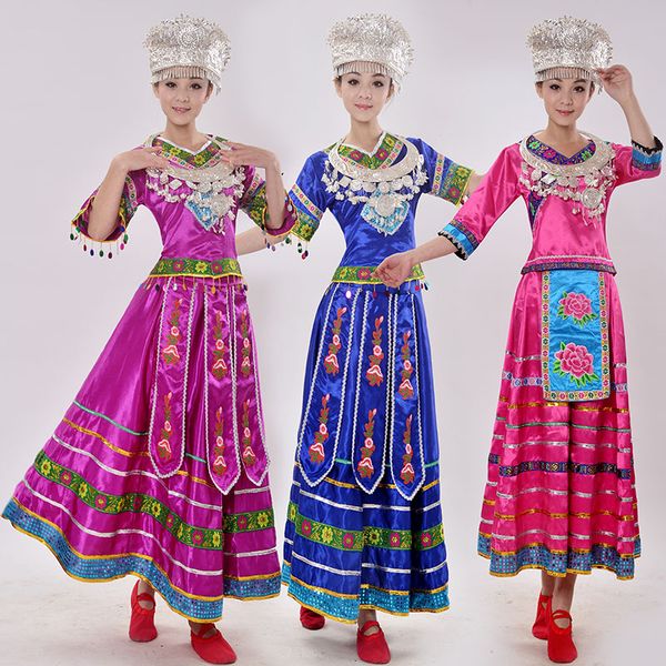 2016 promotipolyester women dance costumes hmong clothes chinese miao minority costumes long dresses costume dress, Black;red
2016 promotipolyester women dance costumes hmong clothes chinese miao minority costumes long dresses costume dress, Black;red