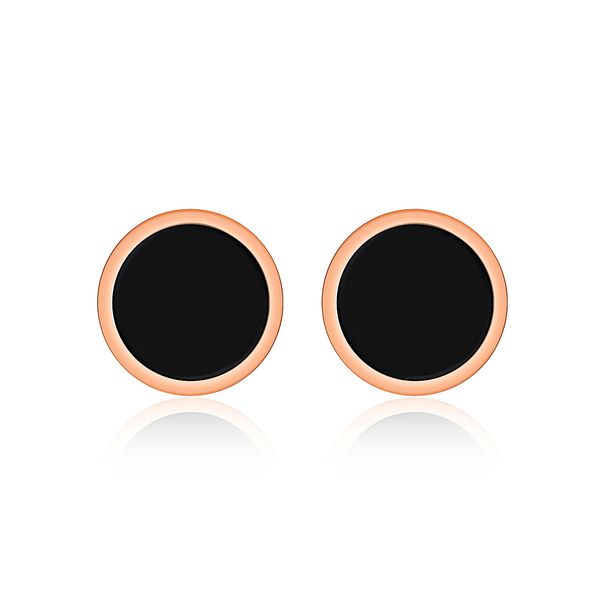 rose gold color fashion simple lady's round earrings 18k gold plated stainless steel earring jewelry gift for women girl 352, White
rose gold color fashion simple lady's round earrings 18k gold plated stainless steel earring jewelry gift for women girl 352, White