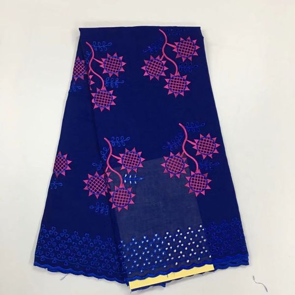 5yards most popular royal blue african cotton fabric and sun flower embroidery swiss voile lace fabric for dress hs14-4
5yards most popular royal blue african cotton fabric and sun flower embroidery swiss voile lace fabric for dress hs14-4