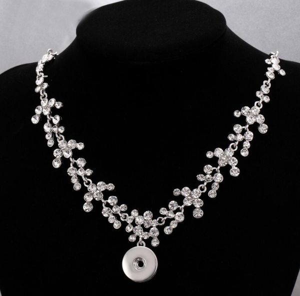 2pcs new wedding rhinestone snap button necklace full crystal 18mm snap pendant necklaces for women girls bohemia jewelry, Silver
2pcs new wedding rhinestone snap button necklace full crystal 18mm snap pendant necklaces for women girls bohemia jewelry, Silver