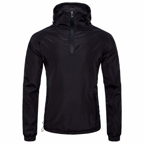solid color jacket hooded large size men;s fashion jacket, Black;brown 
solid color jacket hooded large size men;s fashion jacket, Black;brown