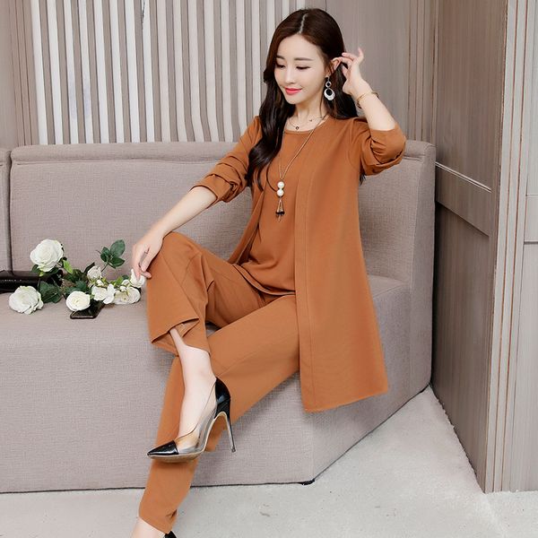 l-5xl 2018 women 3 pieces sets ladies loose long pants suits fashion plus size loose work office suit woman, Gray
l-5xl 2018 women 3 pieces sets ladies loose long pants suits fashion plus size loose work office suit woman, Gray