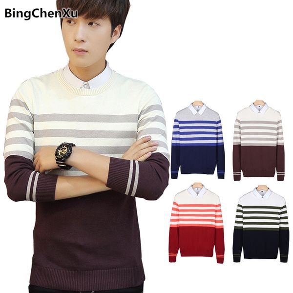 men's sweater 2018 pullover man sweaters striped winter christmas sweater fashion round neck sweaters pullover 1092, White;black
men's sweater 2018 pullover man sweaters striped winter christmas sweater fashion round neck sweaters pullover 1092, White;black