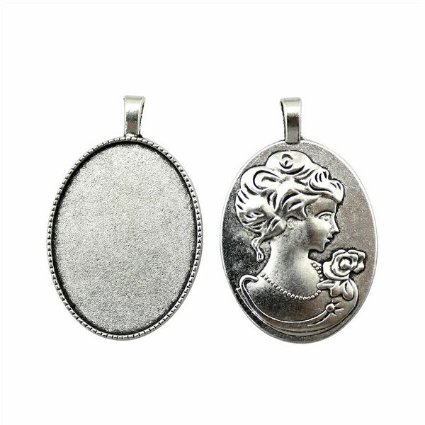 5 pieces cabochon cameo base tray bezel blank accessories parts queen background perforation inner size 30x40mm oval cameos and cabochons, Slivery;crystal
5 pieces cabochon cameo base tray bezel blank accessories parts queen background perforation inner size 30x40mm oval cameos and cabochons, Slivery;crystal