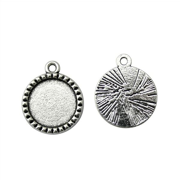 25 pieces cabochon cameo base tray bezel blank jewelry materials retro single side inner size 16mm round flatback resin cabochons, Slivery;crystal
25 pieces cabochon cameo base tray bezel blank jewelry materials retro single side inner size 16mm round flatback resin cabochons, Slivery;crystal