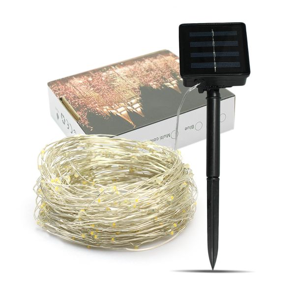 new solar copper wire string solar christmas decorative lights string ( 10 meters 100 lights ) inserted into the courtyard lights
new solar copper wire string solar christmas decorative lights string ( 10 meters 100 lights ) inserted into the courtyard lights
