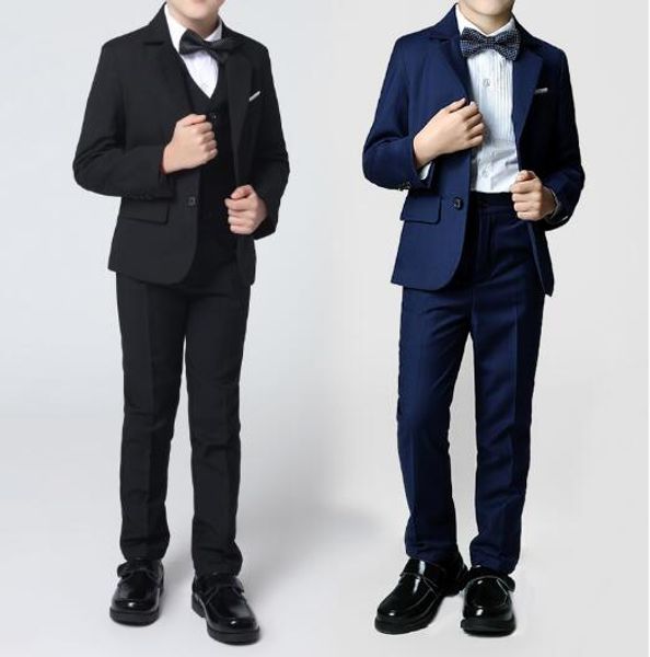 custom fashion new boy suit three-piece suit (jacket + pants + vest) boy dance party graduation ceremony formal dress, Black
custom fashion new boy suit three-piece suit (jacket + pants + vest) boy dance party graduation ceremony formal dress, Black