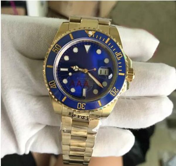 

Hot Sale Mens Watch Gold SUB 116610LV ASIA 2836 automatic movement 316 Original Steel Clasp Ceramic Bezel Sapphire Glass 18K Stainless steel