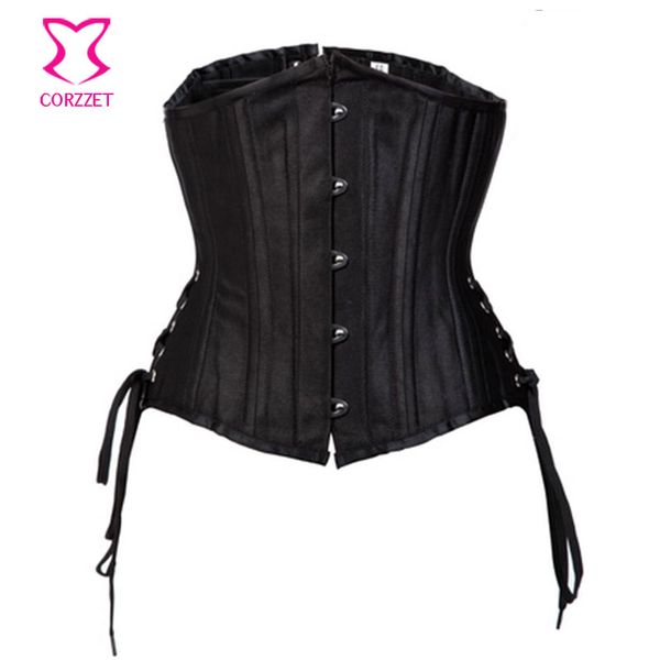 corzzet black satin underbust corsets plus size 6xl waist trainer cinchers steel boned gothic lingerie corsets and bustiers, Black;white
corzzet black satin underbust corsets plus size 6xl waist trainer cinchers steel boned gothic lingerie corsets and bustiers, Black;white