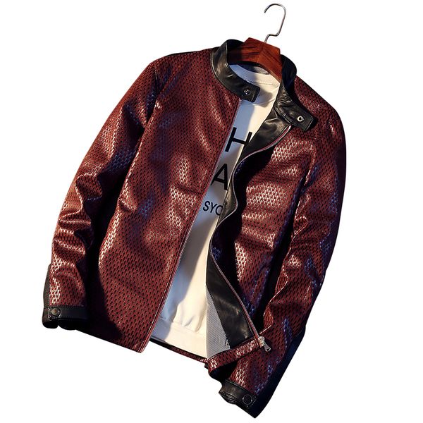 2018 selling mens leather jackets fashion business casual male coat slim comfortable male spliced popular size s m-3xl, Black;brown
2018 selling mens leather jackets fashion business casual male coat slim comfortable male spliced popular size s m-3xl, Black;brown