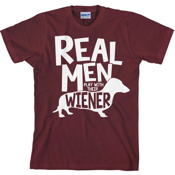 real men play with their wiener funny dogs printed t shirts summer short sleeved cotton tumblr graphic t shirt women, White
real men play with their wiener funny dogs printed t shirts summer short sleeved cotton tumblr graphic t shirt women, White