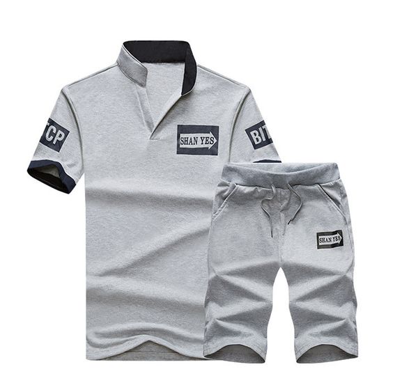 Summer Gray Letter Printed Men T-Shirts Sport Suit Men Short Sleeve O-Neck Print Shirt and Shorts Sets Men Sportswear Plus Size M-4XL
Summer Gray Letter Printed Men T-Shirts Sport Suit Men Short Sleeve O-Neck Print Shirt and Shorts Sets Men Sportswear Plus Size M-4XL