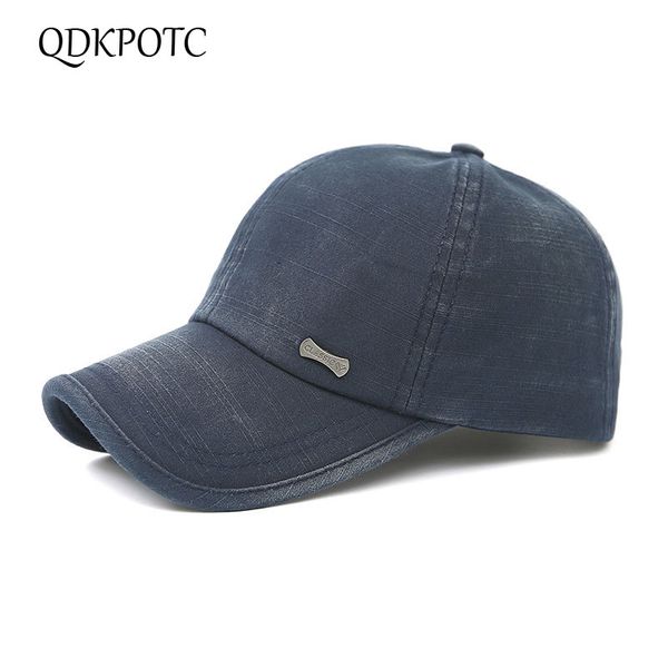 qdkpotc 2018 washed cotton basebll caps autumn winter fashion hat men women's casual outdoor shade adjustable hats, Blue;gray
qdkpotc 2018 washed cotton basebll caps autumn winter fashion hat men women's casual outdoor shade adjustable hats, Blue;gray